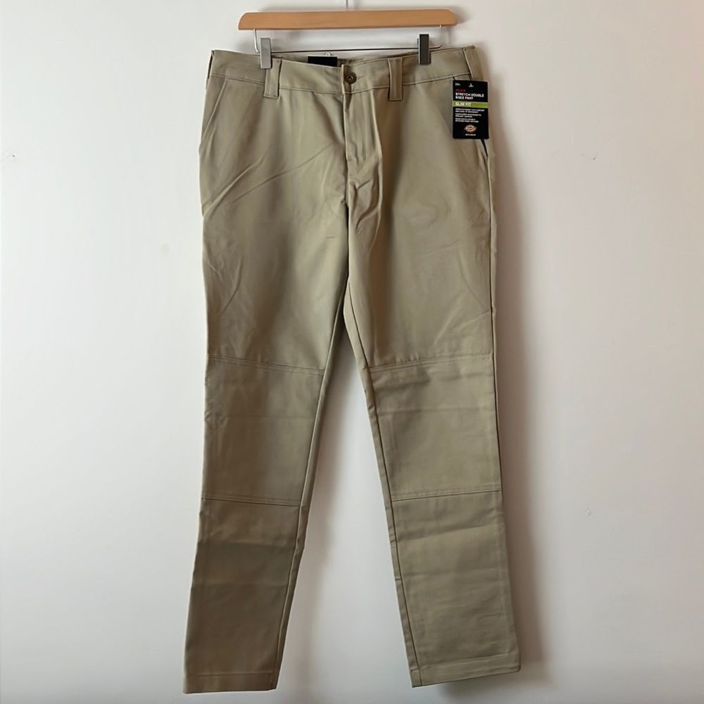 NEW Genuine Dickies Stretch double knee  Pants Size 12 R